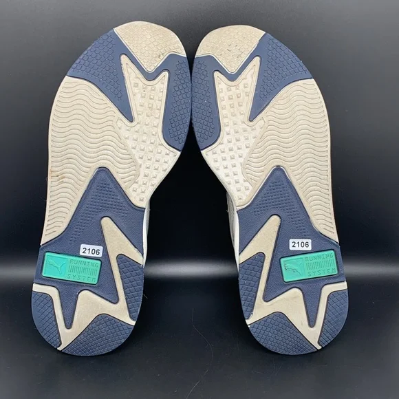 Puma RS-X‎ Softcase Grey Teal Running Shoes 369819-04 Men’s Size 12 - Picture 9 of 10